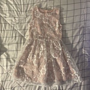 btween pink floral homecoming dress